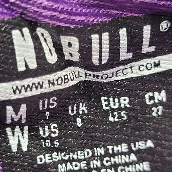 Nobull Toomey Womens Size 10.5 Mesh Purple Runners Shoes - Picture 8 of 10